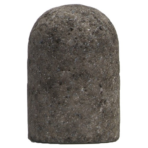 1-1/2″ × 3″ × 3/8″-24 Gemini Snagging Wheel Type 18R Plug-Round Tip 24 Grit Aluminum Oxide - Industrial Tool & Supply