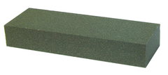 1 x 2 x 6" - Rectangular Shaped India Bench-Single Grit (Medium Grit) - Industrial Tool & Supply