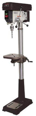 Jet - 15" Swing, Step Pulley Drill Press - 16 Speed, 3/4 hp, Single Phase - Industrial Tool & Supply