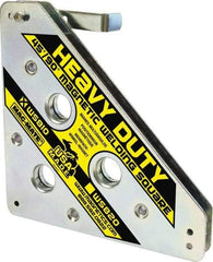 Mag-Mate - 8" Wide x 3/4" Deep x 8" High, Ceramic Magnetic Welding & Fabrication Square - 160 Lb Average Pull Force - Industrial Tool & Supply
