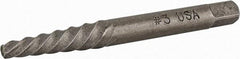 Cleveland - Spiral Flute Screw Extractor - #3 Extractor for 5/16 to 7/16" Screw, 2-11/16" OAL - Industrial Tool & Supply