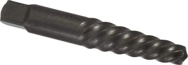 Cleveland - Spiral Flute Screw Extractor - #6 Extractor for 3/4 to 1" Screw, 3-3/4" OAL - Industrial Tool & Supply