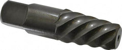 Cleveland - Spiral Flute Screw Extractor - #9 Extractor for 1-3/4 to 2-1/8" Screw, 4-5/8" OAL - Industrial Tool & Supply