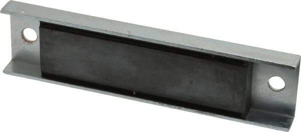 Eclipse - 45 Max Pull Force Lb, 5-1/2" Long x 1-3/8" Wide x 1/2" Thick, Rectangular Channel, Ceramic Fixture Magnet - 212°F Max Operating Temp, 0.01" Mounting Hole Diam, Stainless Steel Housing - Industrial Tool & Supply