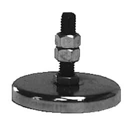 Mag-Mate - 2.03" Diam, 5/16" Cup Height, 1-9/16" Overall Height, 47.5 Lb Average Pull Force, 47.5 Lb Max Pull Force, Neodymium Rare Earth Cup Magnet - Bolt & Nuts Style, 10-24 Bolt Thread Size, Galvanized - Industrial Tool & Supply