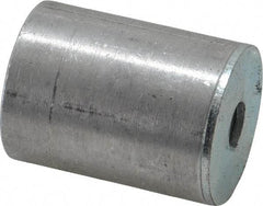 Mag-Mate - 1/4-2 Thread, 1" Diam, 1-5/16" High, 43 Lb Average Pull Force, Neodymium Rare Earth Pot Magnet - 5/16" Tapped Hole Depth, Aluminum Insulated - Industrial Tool & Supply
