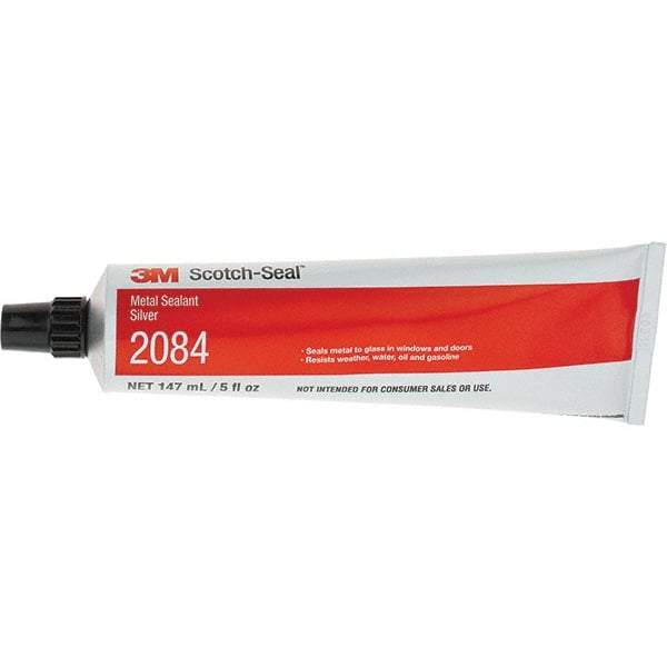 3M - 5 oz Tube Silver Caulk/Sealant - 93°C Max Operating Temp, Series 2084 - Industrial Tool & Supply