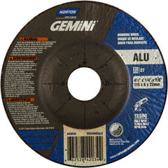4-1/2″ × 1/4″ × 7/8″ Gemini Non-Woven Depressed Center Wheel Type 27 - Industrial Tool & Supply