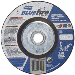 4-1/2″ × 1/8″ × 5/8″ BlueFire Non-Woven Depressed Center Wheel Type 27 - Industrial Tool & Supply