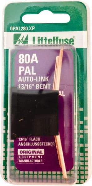 Value Collection - 80 Amp, Automotive Fuse - Black, Littlefuse PAL280 - Industrial Tool & Supply