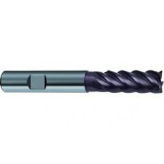 8mm Dia. - 63mm OAL - 5 FL Variable Helix Firex Carbide End Mill - Industrial Tool & Supply