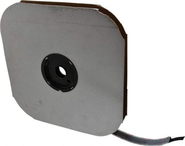 VELCRO Brand - 5/8" Wide x 25 Yd Long Adhesive Backed Loop Roll - Continuous Roll, Black - Industrial Tool & Supply