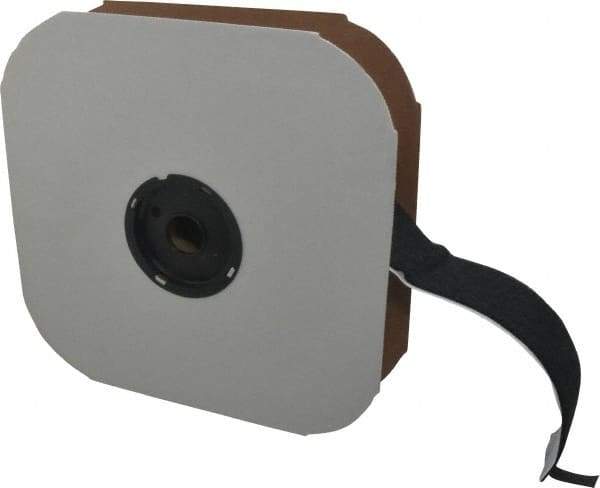 VELCRO Brand - 2" Wide x 10 Yd Long Adhesive Backed Loop Roll - Continuous Roll, Black - Industrial Tool & Supply