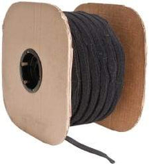 VELCRO Brand - 900 Piece 3/4" Wide x 8" Piece Length, Self Fastening Tie/Strap Hook & Loop Strap - Perforated/Pieces Roll, Black - Industrial Tool & Supply