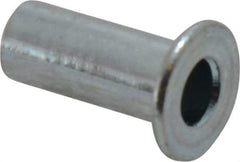 Value Collection - #6-32, 0.01 to 0.08" Grip, #12, Steel Standard Rivet Nut - Flat Head - Industrial Tool & Supply