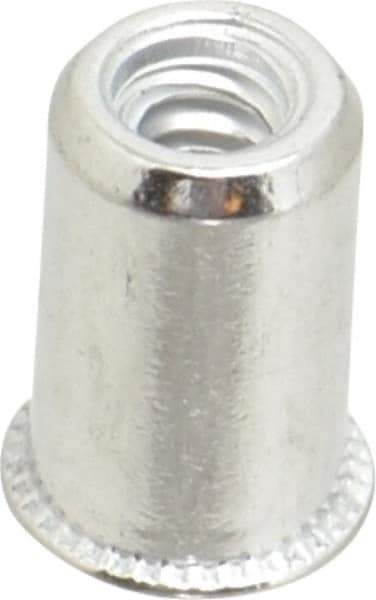 Value Collection - #6-32, 0.01 to 0.08" Grip, #12, Aluminum Standard Rivet Nut - Expander Head - Industrial Tool & Supply