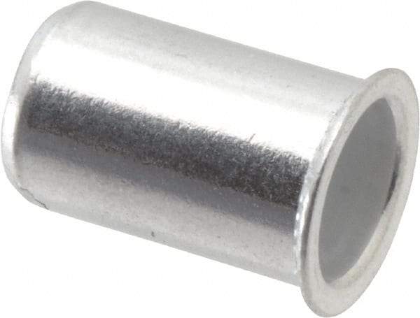 Value Collection - #8-32, 0.01 to 0.08" Grip, #2, Aluminum Standard Rivet Nut - Expander Head - Industrial Tool & Supply