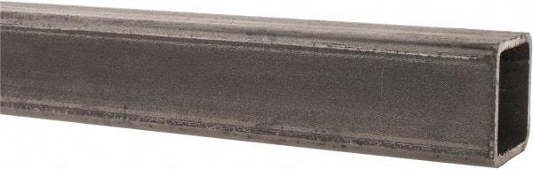 Value Collection - 1-1/2 Inch Square x 6 Ft. Long, Low Carbon Steel, Square Welded Tube - 0.12 Inch Wall Thickness, Low Carbon Grade - Industrial Tool & Supply