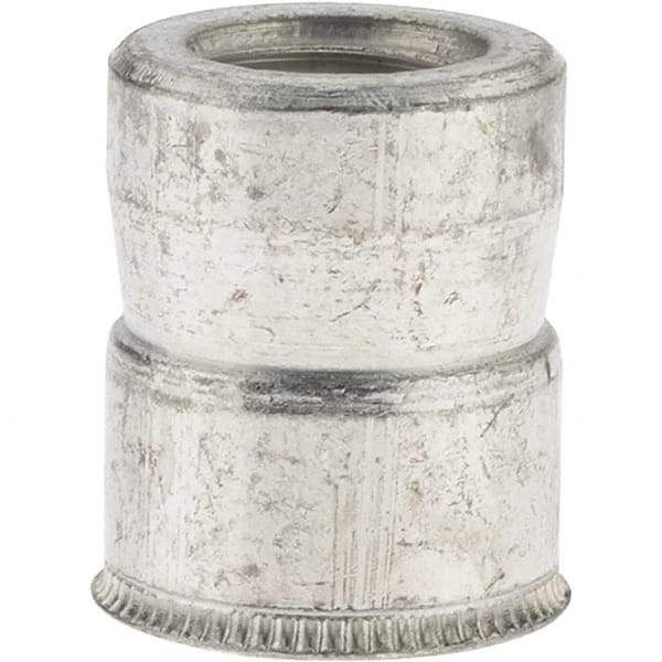 Value Collection - 5/16-24 UNF, Cadmium-Plated, Steel Knurled Rivet Nut Inserts - 0.03" to 0.09" Grip, 1/2" Drill Size, 0.528" Body Diam - Industrial Tool & Supply