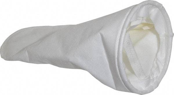 Pentair - 1 Micron, Size 1, 50 GPM Max Flow, High Efficiency Bag Filter - 7 Inch Diameter, 16-1/2 Inch Long, 2 Sq. Ft. - Industrial Tool & Supply