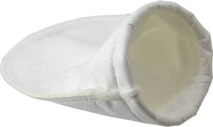 Pentair - 1 Micron, Size 3, 10 GPM Max Flow, High Efficiency Bag Filter - 4.1 Inch Diameter, 8 Inch Long, 1/2 Sq. Ft. - Industrial Tool & Supply