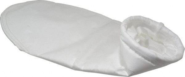 Pentair - 1 Micron, Size 4, 20 GPM Max Flow, High Efficiency Bag Filter - 4.1 Inch Diameter, 14 Inch Long, 1 Sq. Ft. - Industrial Tool & Supply