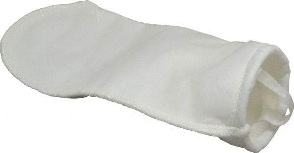 Pentair - 100 Micron, Size 4, 30 GPM Max Flow, High Efficiency Bag Filter - 4.1 Inch Diameter, 14 Inch Long, 1 Sq. Ft. - Industrial Tool & Supply