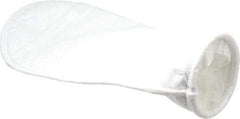 Pentair - 10 Micron, Size 4, 20 GPM Max Flow, High Efficiency Bag Filter - 4.1 Inch Diameter, 14 Inch Long, 1 Sq. Ft. - Industrial Tool & Supply