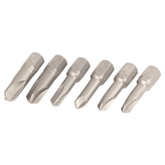 Tri-Wing Insert Bit #0, 1, 2, 3, 4, 5 × 25mm (6 Bit Pack) - Industrial Tool & Supply