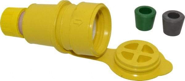 Value Collection - 480 VAC, 20 Amp, L16-20 Configuration, Industrial Grade, Ungrounded Connector - 1 Phase, 3 Poles, IP67 - Industrial Tool & Supply