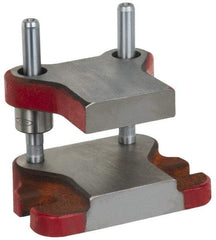 Anchor Danly - 5" Guide Post Length, 15/16" Die Holder Thickness, 6-3/4" Radius, Kick Press Semi Steel Die Set - 7-3/4" Overall Width x 5-5/16" Overall Depth - Industrial Tool & Supply