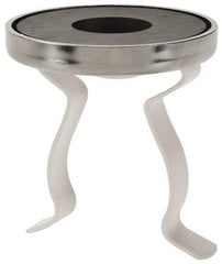 Mag-Mate - 41 Lb Max Pull Force, 2-7/8" Overall Height, 2.63" Diam, Ceramic Cup Magnet - Clamp Style, 1-7/8" Clamp Opening, Chrome Plated - Industrial Tool & Supply