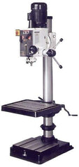 Jet - 20" Swing, Geared Head Drill Press - 12 Speed, 2 hp, Three Phase - Industrial Tool & Supply