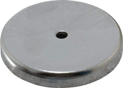 Mag-Mate - 2.03" Diam, 5/16" Cup Height, 5/16" Overall Height, 74 Lb Average Pull Force, 74 Lb Max Pull Force, Neodymium Rare Earth Cup Magnet - Through Hole Style, 3/16" Cup ID, 7/16" Magnet ID, Galvanized - Industrial Tool & Supply