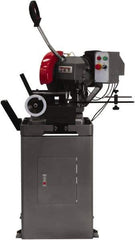 Jet - 2 Cutting Speeds, 315mm Blade Diam, Cold Saw - 52 & 104 RPM Blade Speed, Floor Machine, 3 Phase, Compatible with Ferrous Material - Industrial Tool & Supply
