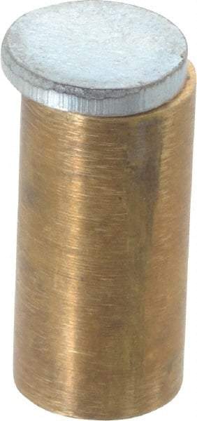 Mag-Mate - 1mm Diam, 2mm High, 2.2 Lb Average Pull Force, Samarium Cobalt Rare Earth Pot Magnet - Unfinished, Aluminum Insulated - Industrial Tool & Supply