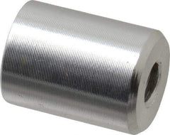 Mag-Mate - 8-32 Thread, 3/8" Diam, 1/2" High, 0.65 Lb Average Pull Force, Neodymium Rare Earth Pot Magnet - 1/4" Tapped Hole Depth, Nickel Plated, Aluminum Insulated - Industrial Tool & Supply