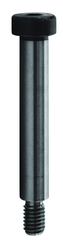 M10 x 16 - Black Finish Heat Treated Alloy Steel - Shoulder Screws - Socket Head - Industrial Tool & Supply