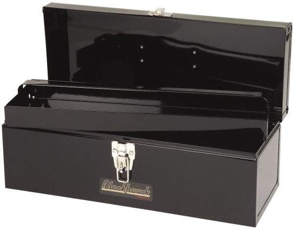 Blackhawk by Proto - 1 Tray Tool Box - 19" Wide x 7" Deep x 7" High, Steel, Black - Industrial Tool & Supply