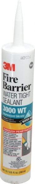 3M - 10.1 oz Cartridge Gray RTV Silicone Joint Sealant - 14 to 230°F Operating Temp, Series 3000WT - Industrial Tool & Supply