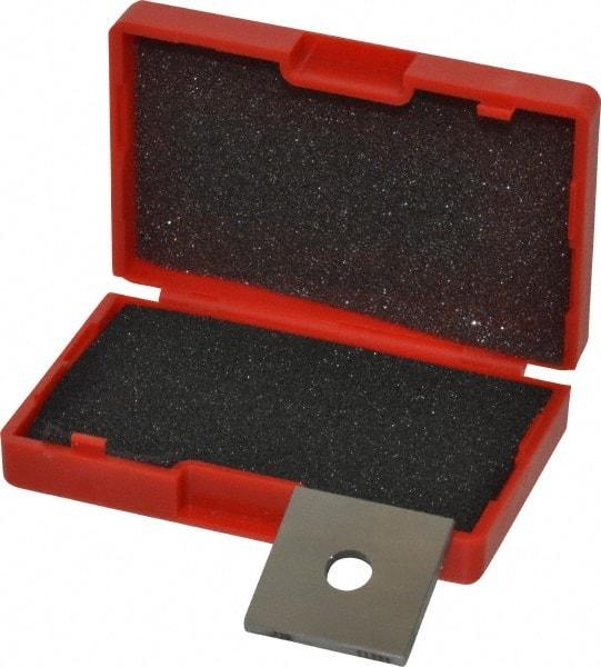 Value Collection - 0.116" Square Steel Gage Block - Accuracy Grade 0, Includes NIST Traceability Certification - Industrial Tool & Supply