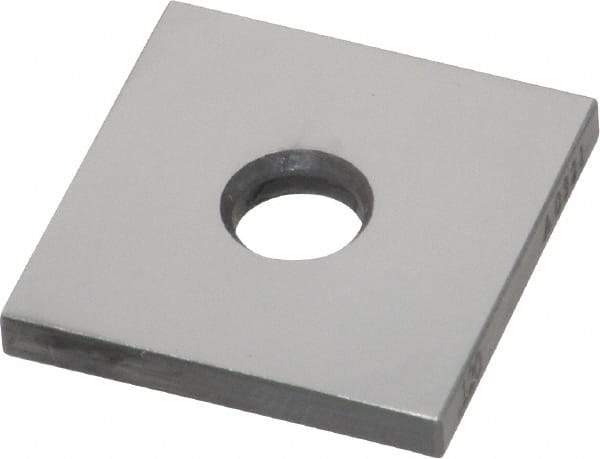 Value Collection - 0.12" Square Steel Gage Block - Accuracy Grade 0, Includes NIST Traceability Certification - Industrial Tool & Supply