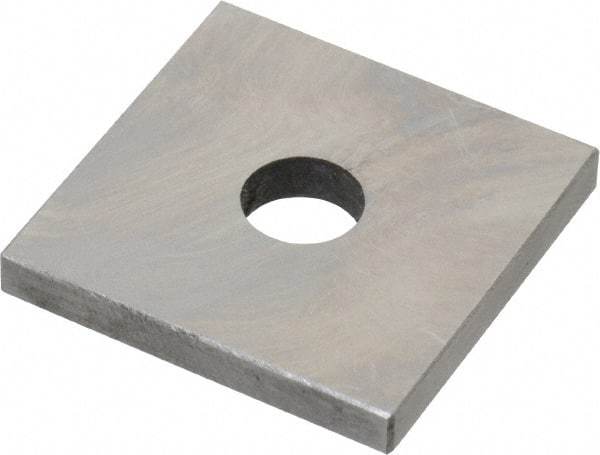 Value Collection - 0.122" Square Steel Gage Block - Accuracy Grade 0, Includes NIST Traceability Certification - Industrial Tool & Supply