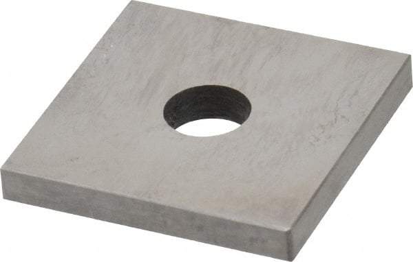 Value Collection - 0.128" Square Steel Gage Block - Accuracy Grade 0, Includes NIST Traceability Certification - Industrial Tool & Supply