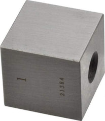 Value Collection - 1" Square Steel Gage Block - Accuracy Grade 0, Includes NIST Traceability Certification - Industrial Tool & Supply