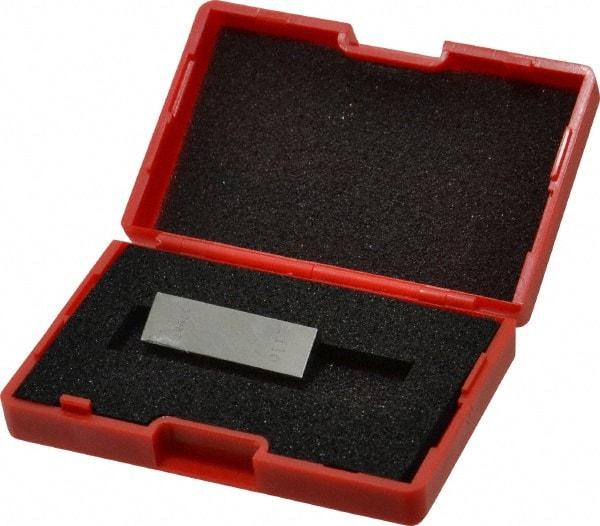 Value Collection - 0.116" Rectangular Steel Gage Block - Accuracy Grade 0, Includes NIST Traceability Certification - Industrial Tool & Supply