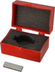 Value Collection - 0.124" Rectangular Steel Gage Block - Accuracy Grade 0, Includes NIST Traceability Certification - Industrial Tool & Supply