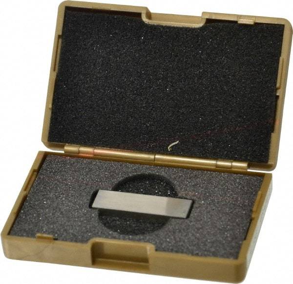 Value Collection - 0.133" Rectangular Steel Gage Block - Accuracy Grade 0, Includes NIST Traceability Certification - Industrial Tool & Supply