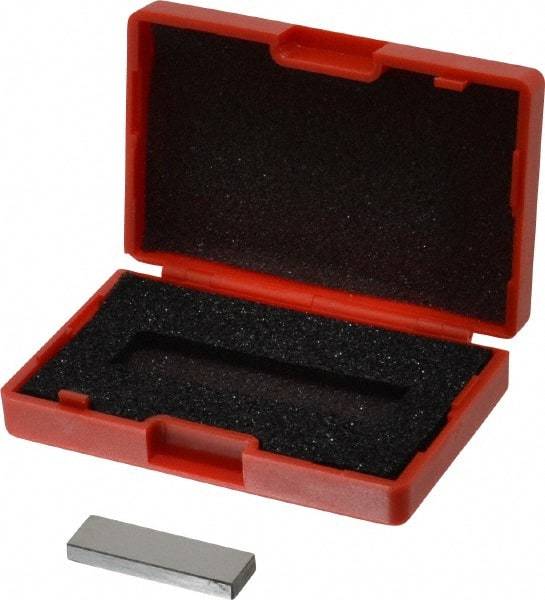 Value Collection - 0.138" Rectangular Steel Gage Block - Accuracy Grade 0, Includes NIST Traceability Certification - Industrial Tool & Supply
