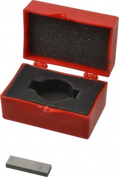 Value Collection - 0.146" Rectangular Steel Gage Block - Accuracy Grade 0, Includes NIST Traceability Certification - Industrial Tool & Supply